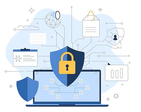 Abstract icon of a chessboard, symbolizing strategy.